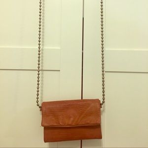 Free People leather clutch/bag